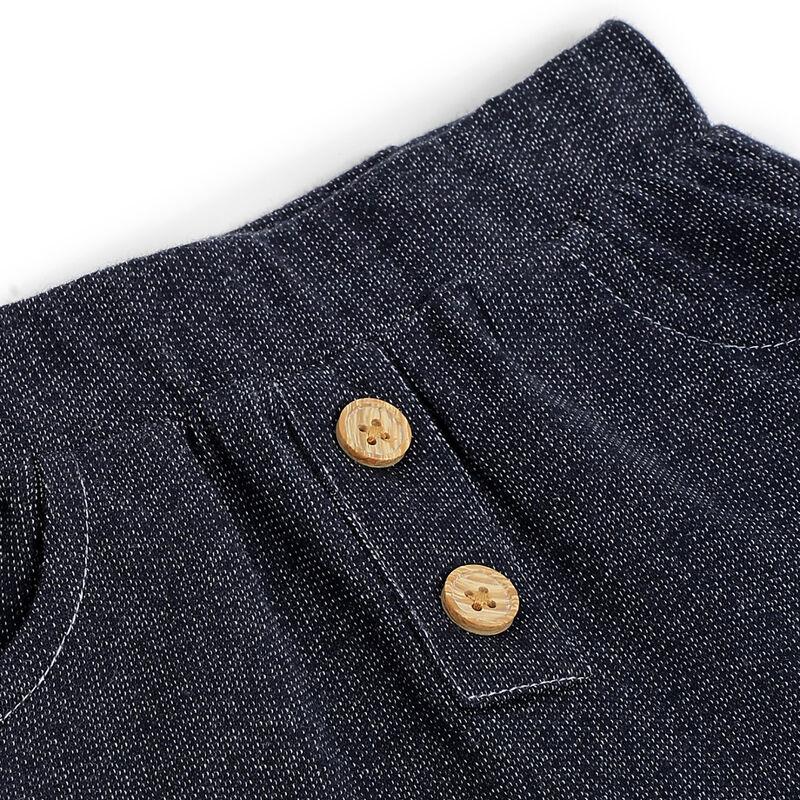 Boys Medium Blue Solid Shorts image number 2